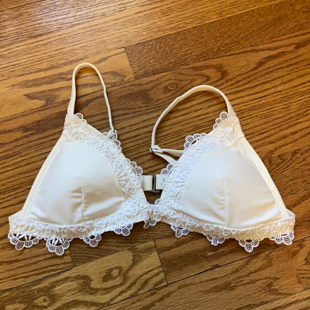 Hollister bikini top white